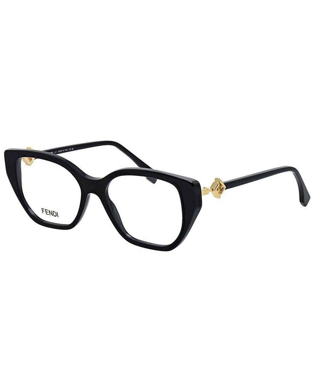 Fendi Black Ff Diamonds 53Mm Optical Frames