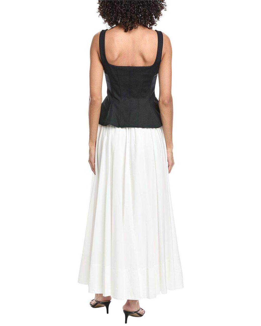 Jonathan Simkhai White Jolynn Midi Dress
