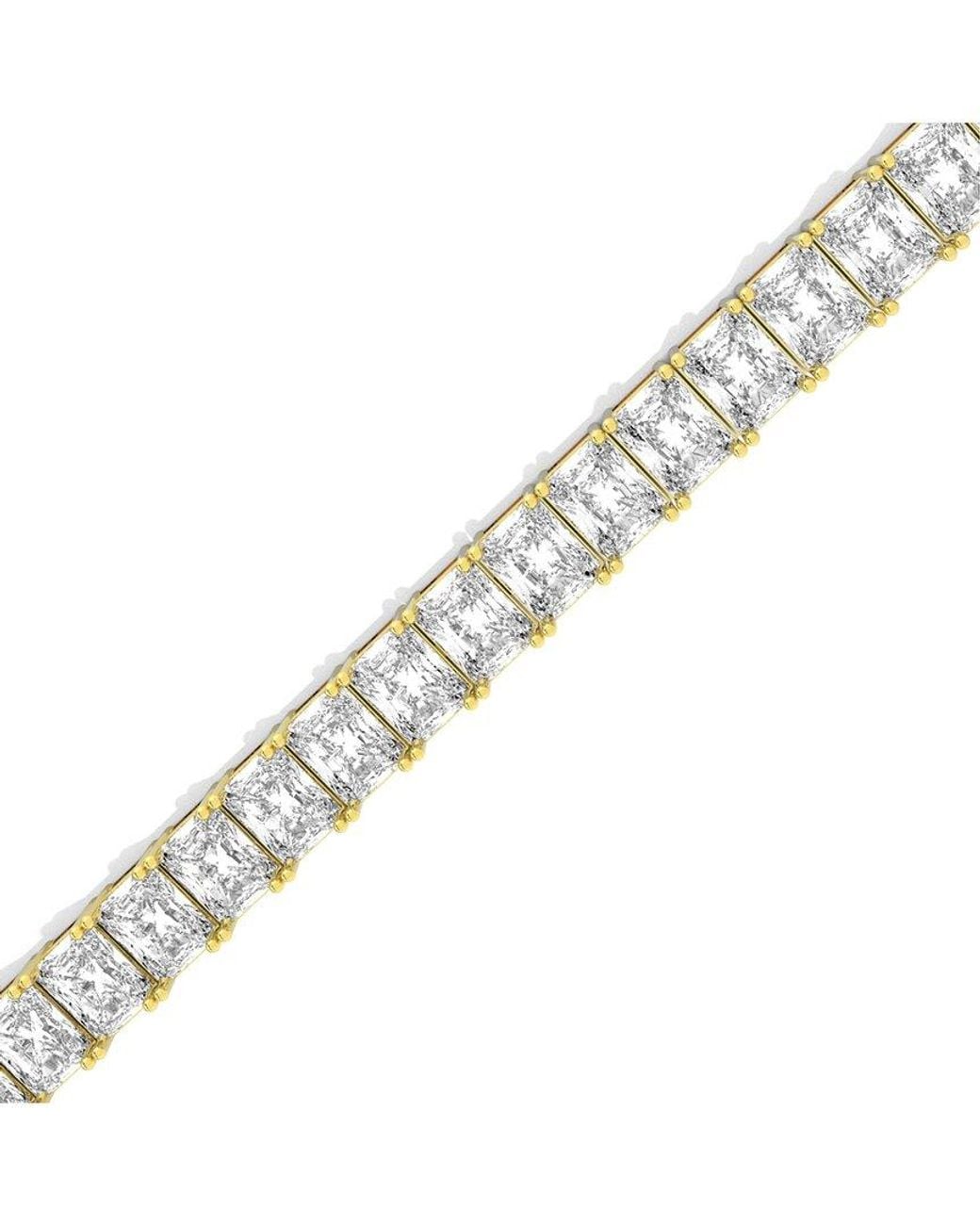 Amairah Metallic Over 15.00 Ct. Tw. Lab-Grown Diamond Tennis Bracelet