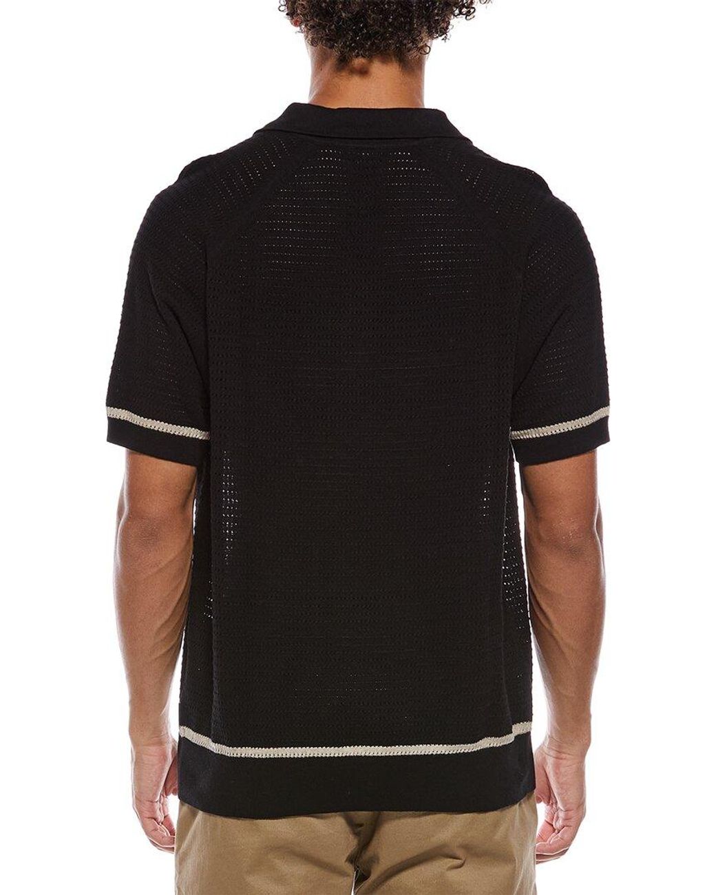 Ted Baker Black Polo Sweater for men