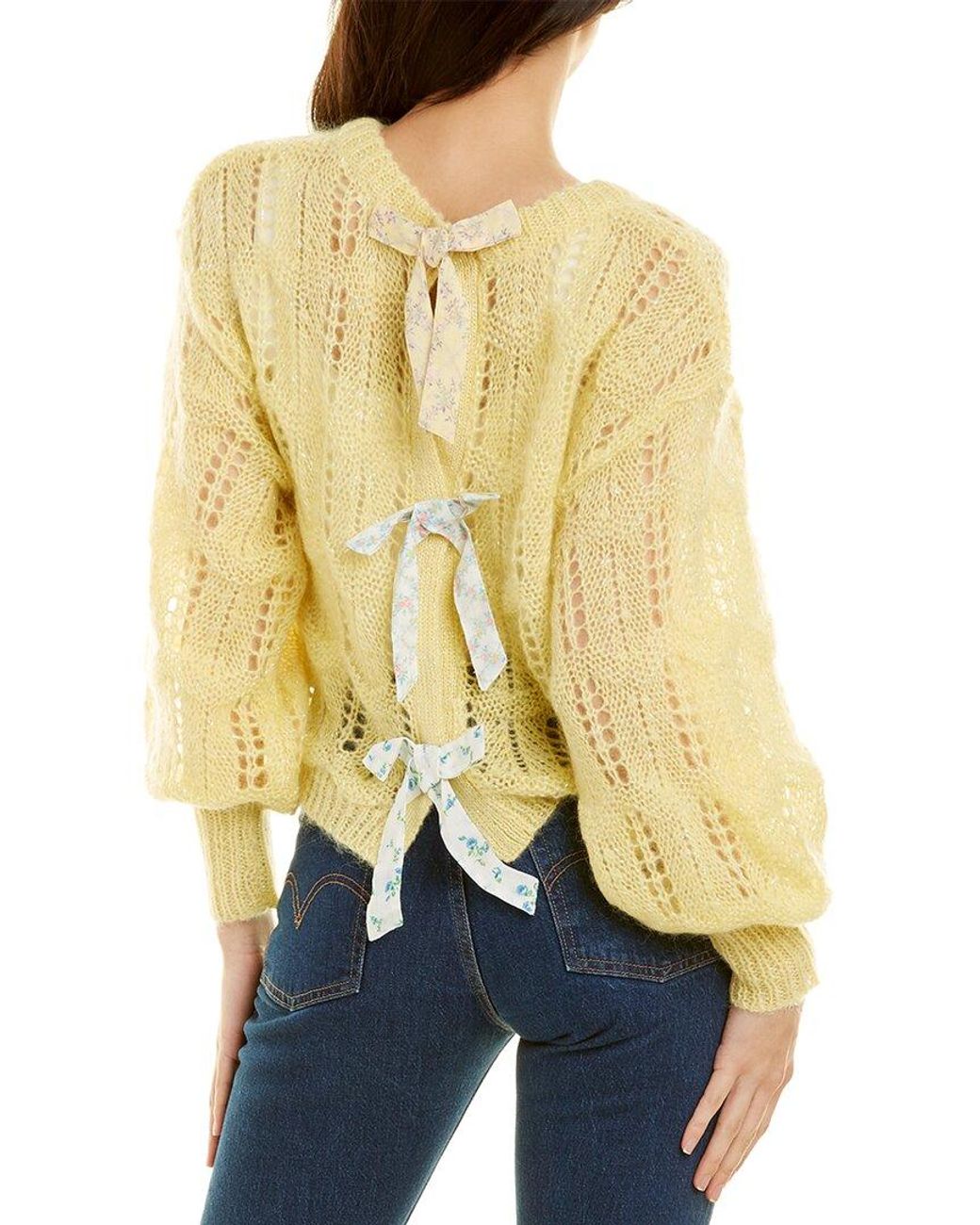 LoveShackFancy Eugenia Mohair \u0026 Wool 