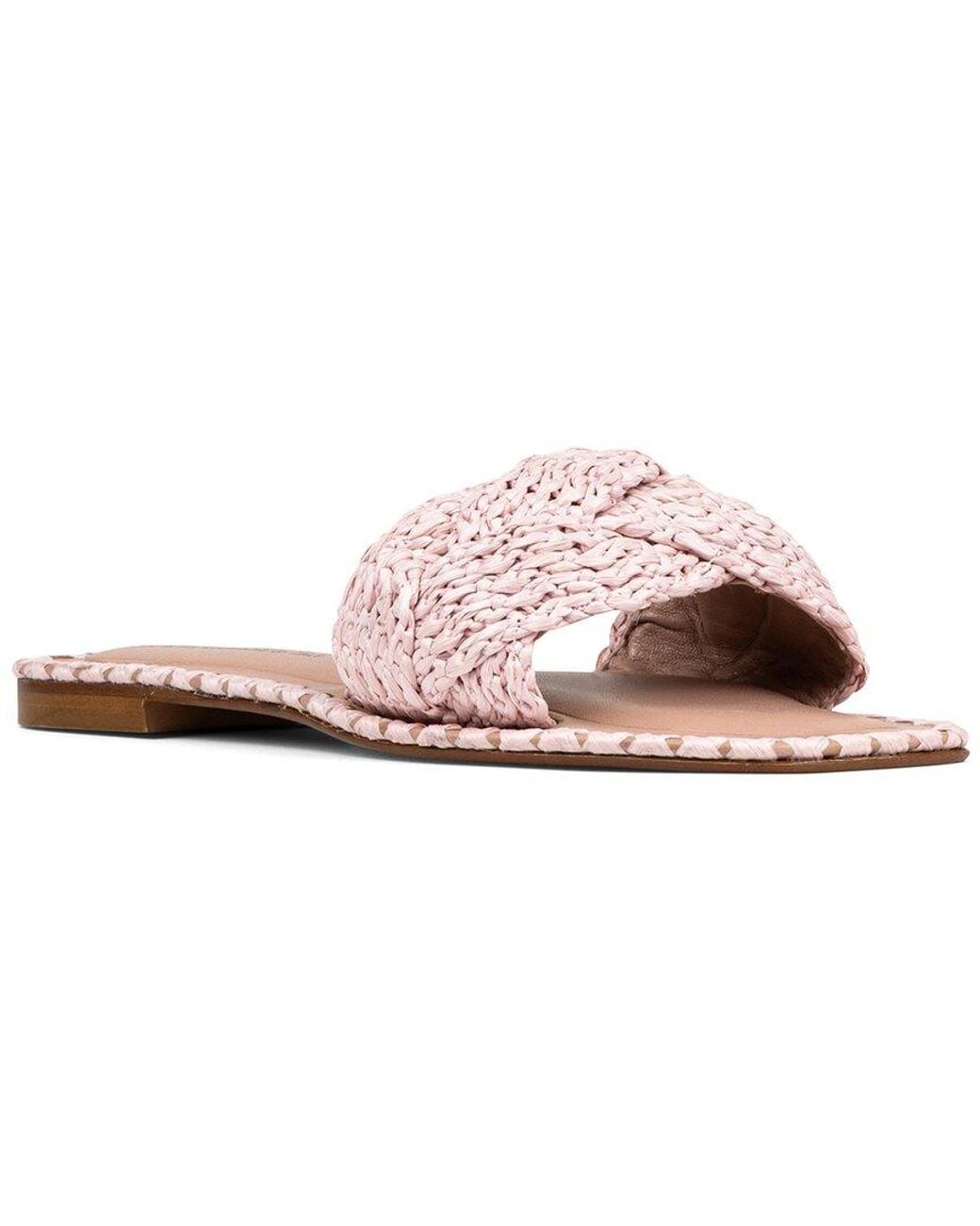 Donald J Pliner Pink Ema Leather Sandal