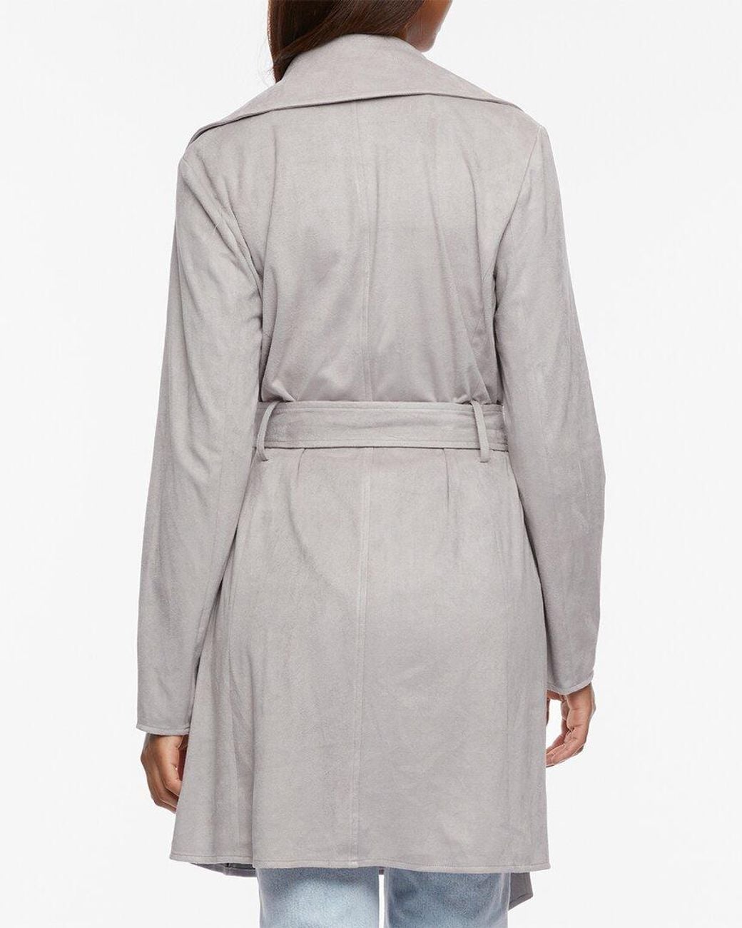 Bernardo Gray Long Jacket