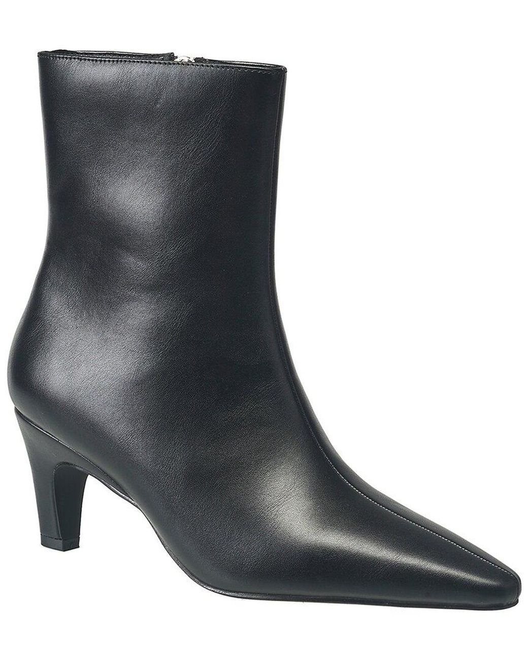 French Connection Black Alex Kitten Heel Bootie