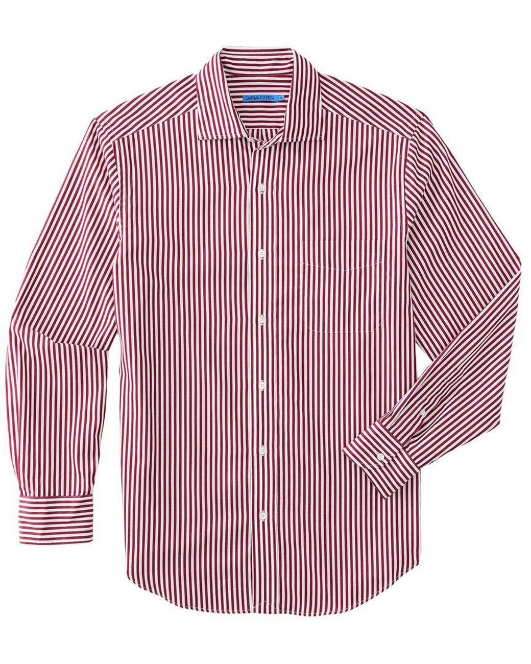 J.McLaughlin Purple J. Mclaughlin Club Woven Shirt for men