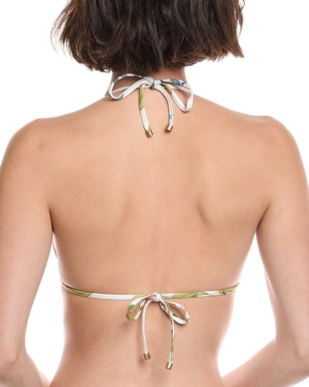 Vitamin A Blue Gia Triangle Bikini Top