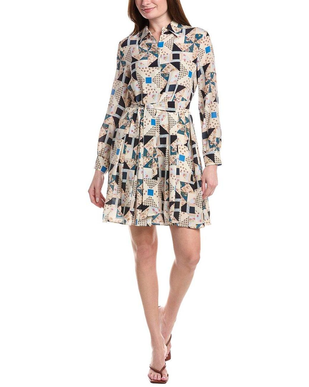 Max Mara White Weekend Patrik Silk Mini Dress