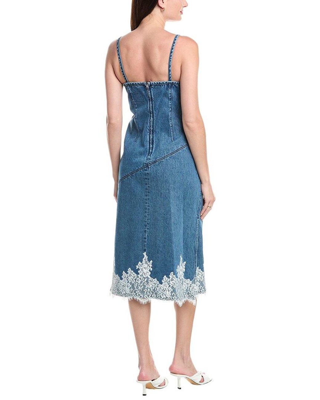 3.1 Phillip Lim Blue Denim Slip Dress