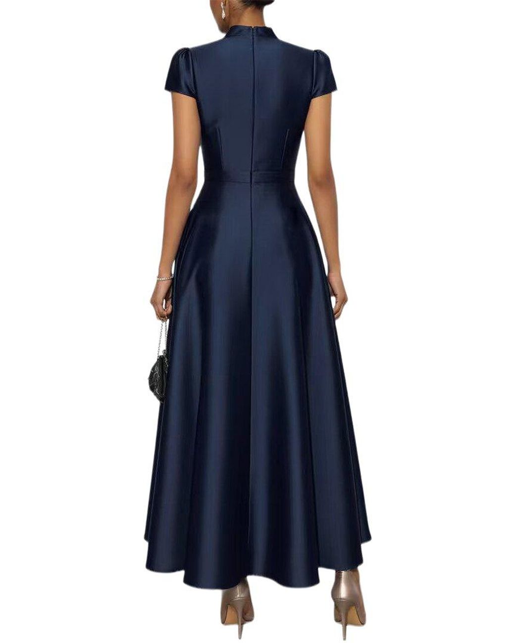 TAZGA Blue Midi Dress