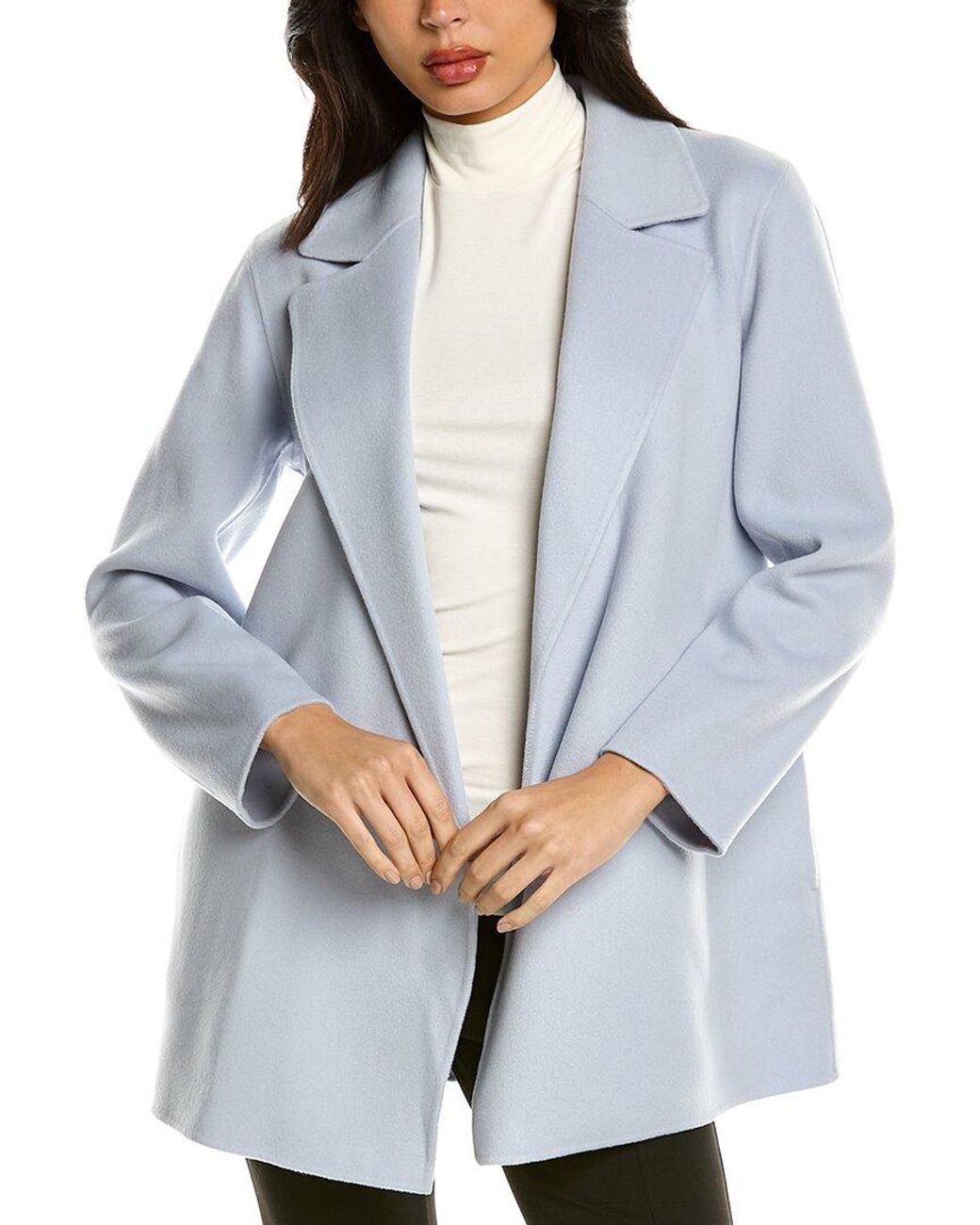 clairene wool cashmere coat