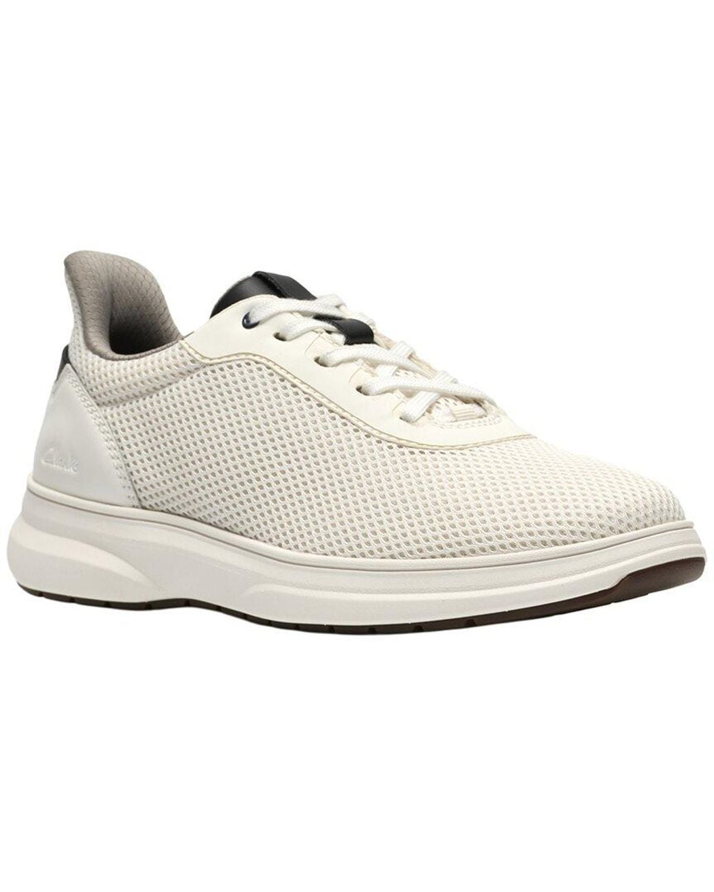 Clarks White Mullan Go Sneaker for men