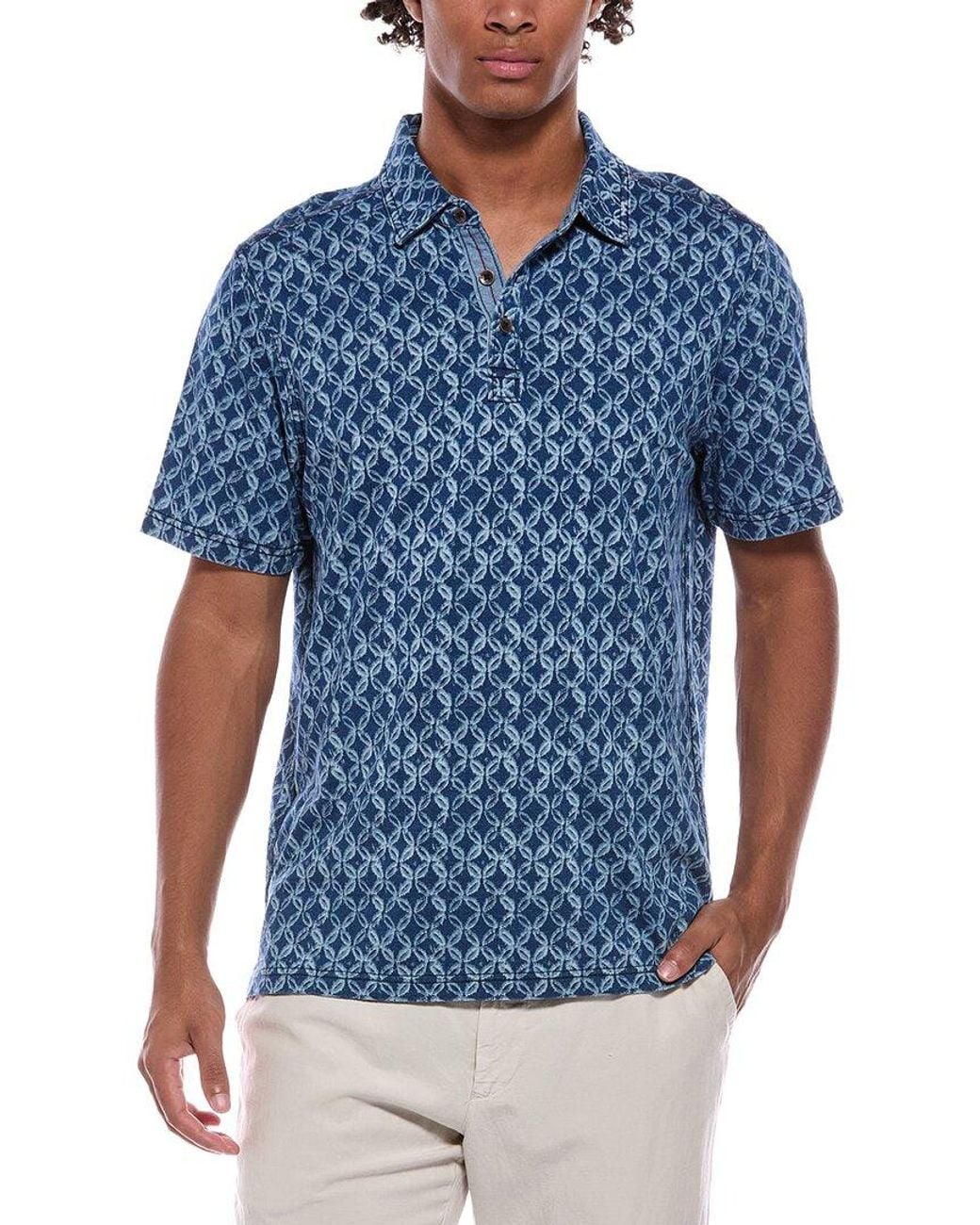 Tommy Bahama Blue Tiles Polo Shirt for men