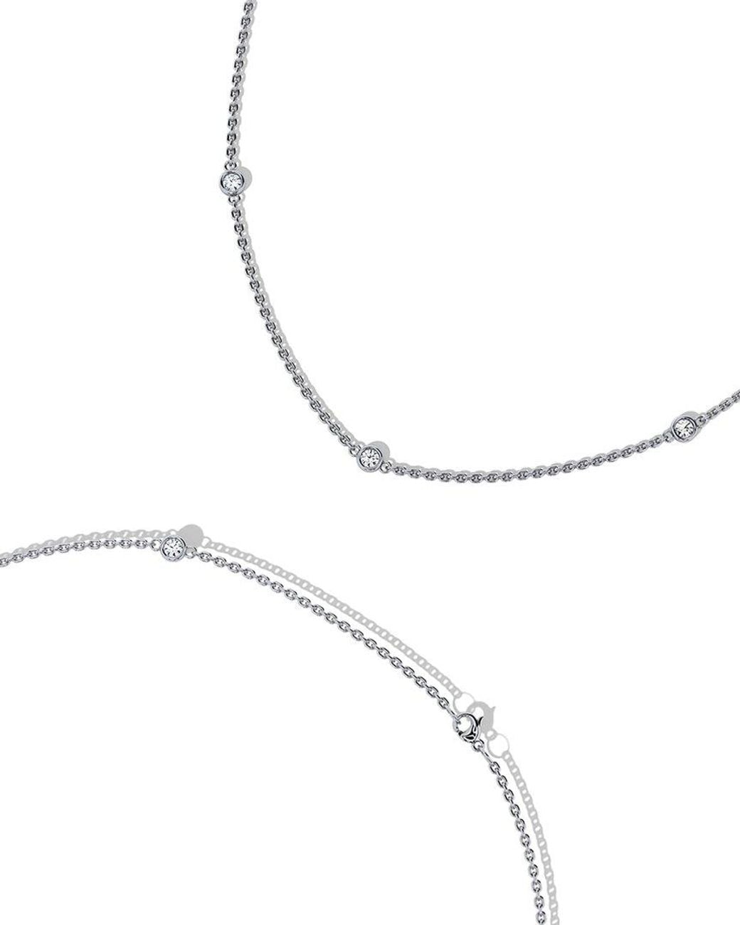 Diamond Select Cuts White 14K Station 1.00 Ct. Tw. Diamond Necklace