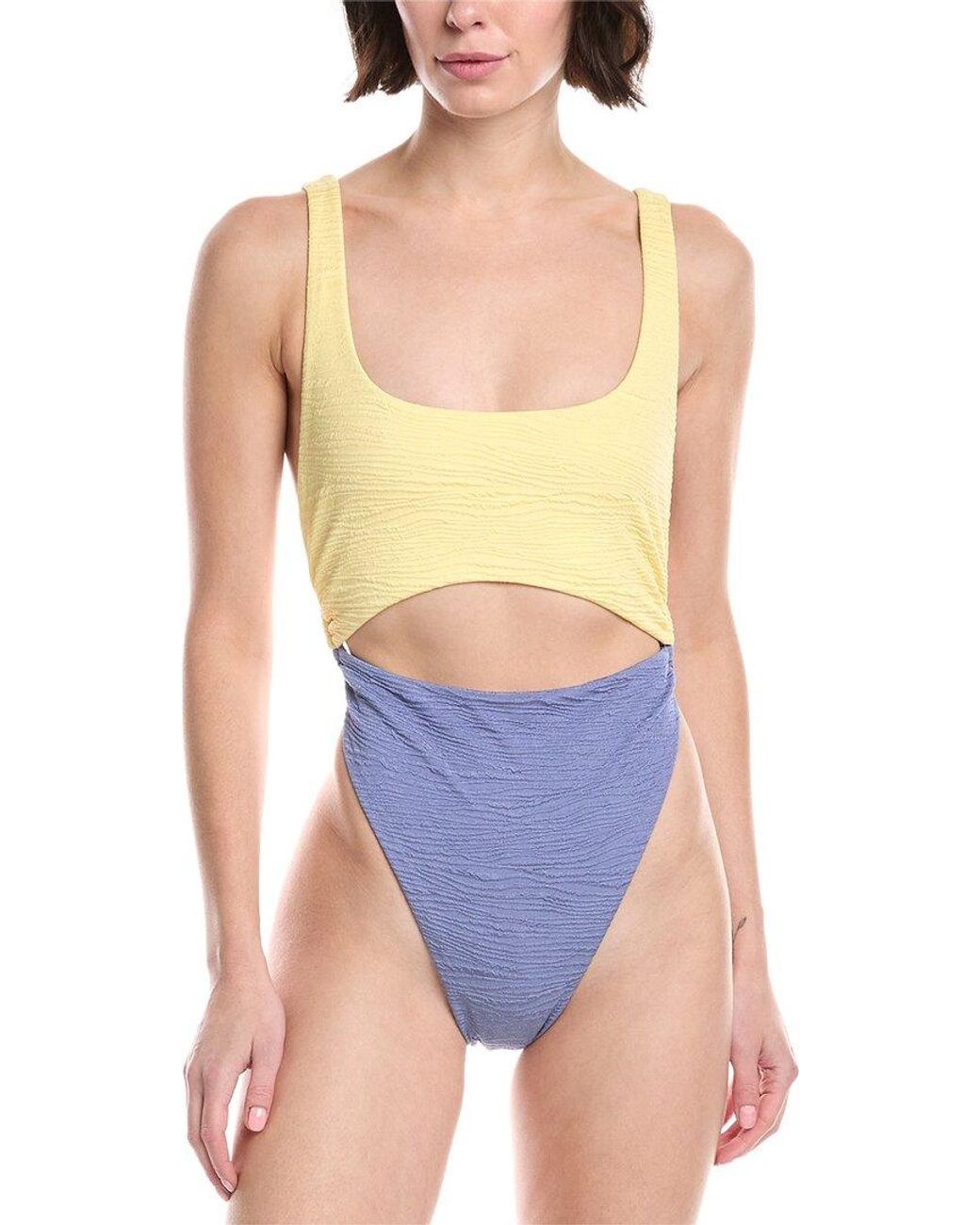La Porte Blue 80S Sky High One-Piece