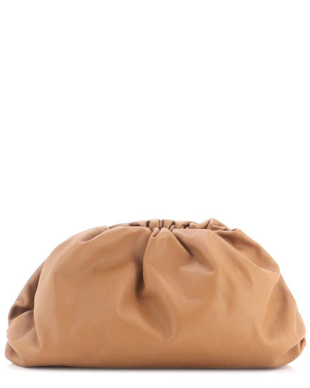 Bottega Veneta Brown Leather The Pouch Teen (Authentic Pre-Loved)