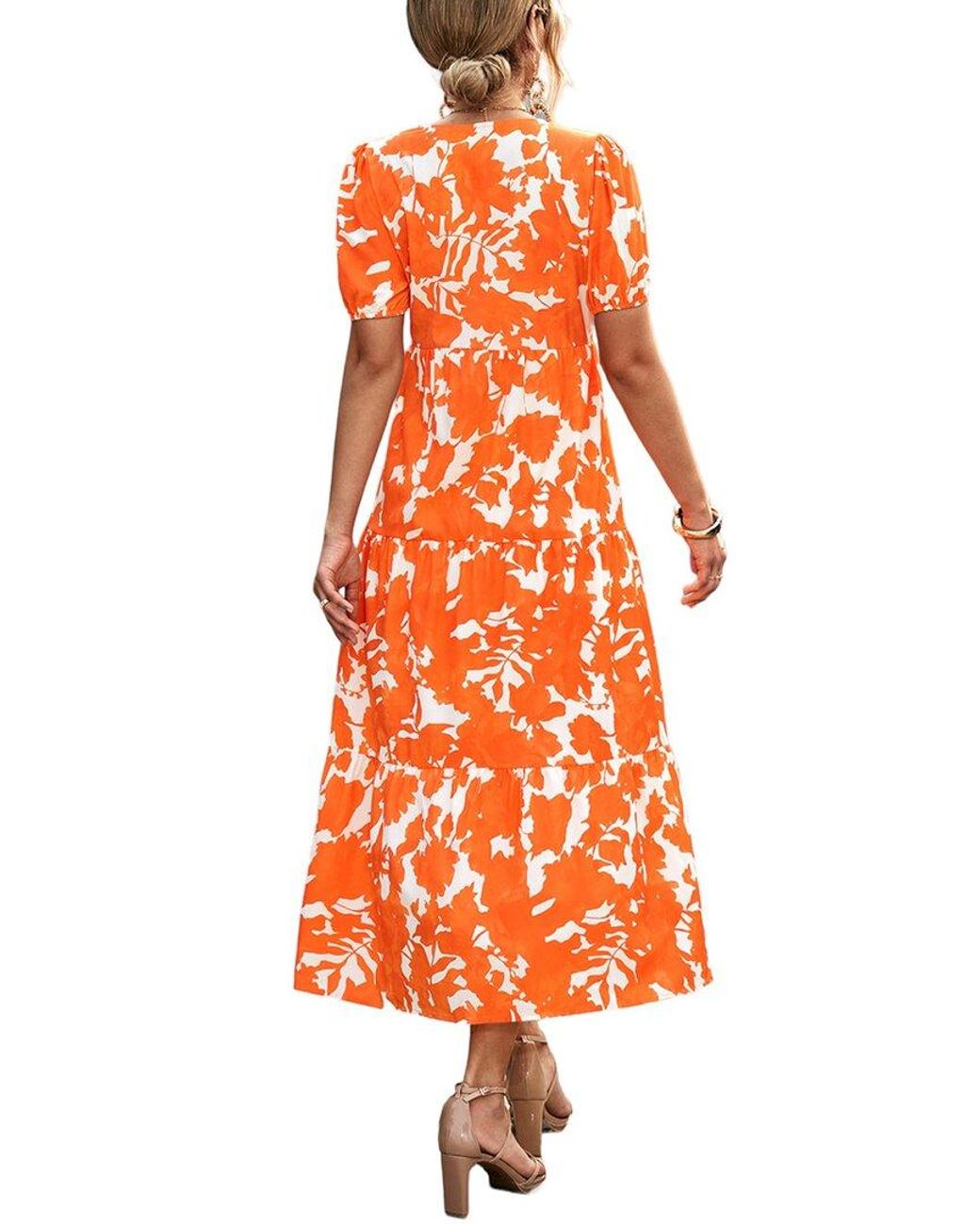 DELI S Orange Deli.s Midi Dress