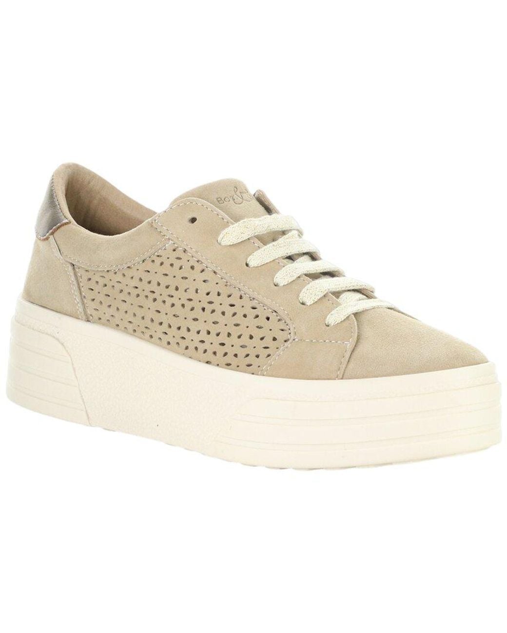 Bos. & Co. Natural Bos. & Co. Lotta Suede Sneaker