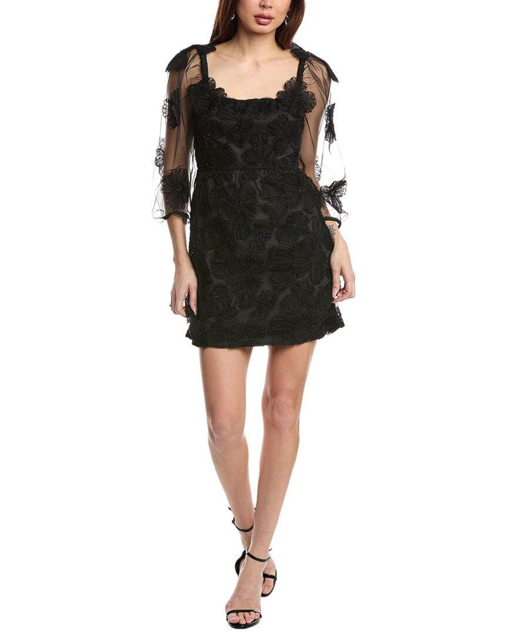FLORA BEA NYC Black Yani Mini Dress