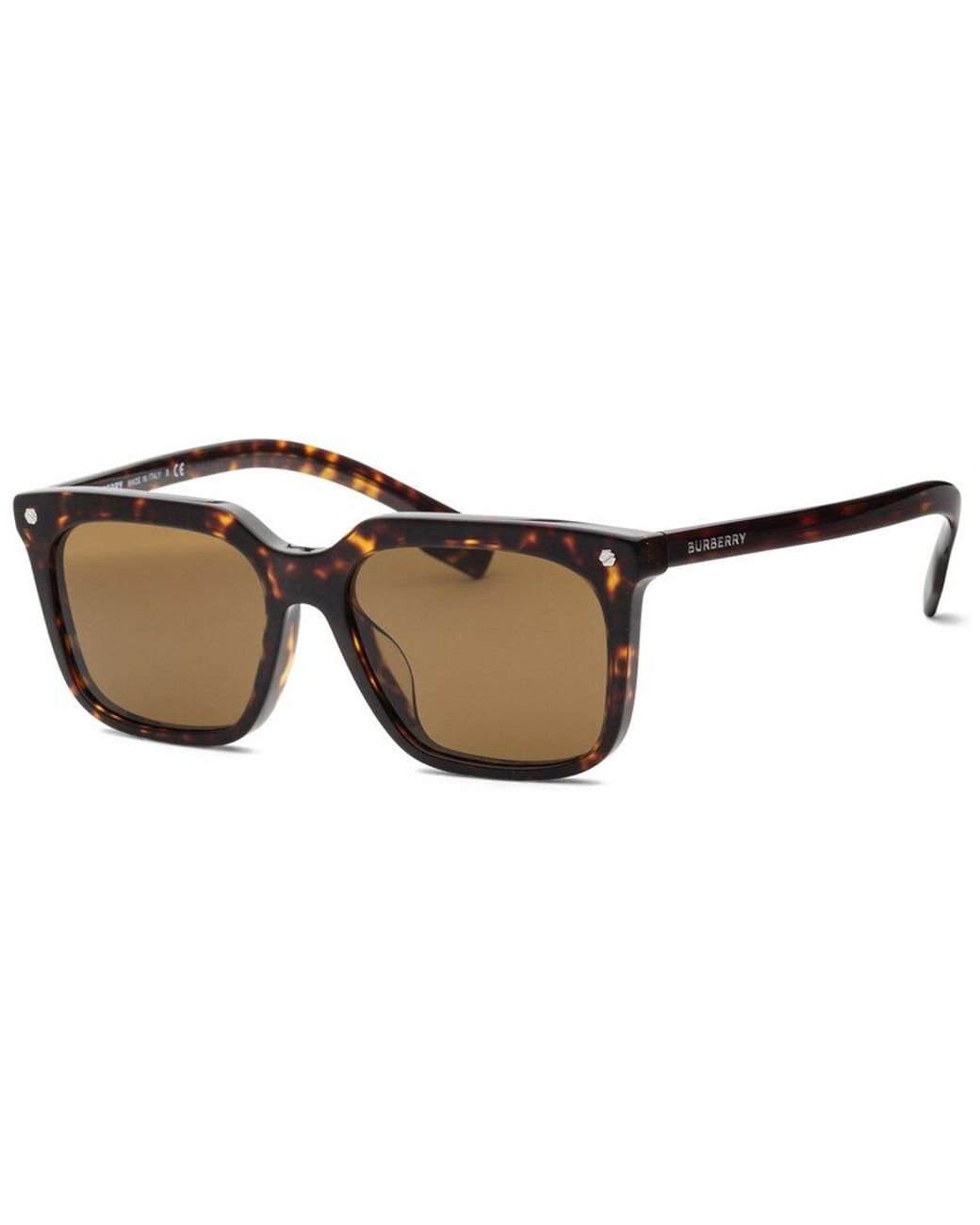 Burberry Be4337f 56mm Sunglasses in Brown for Men | Lyst