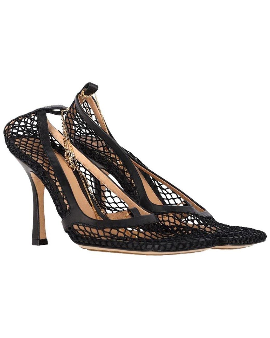 Bottega Veneta Black Polyester Stretch Pump (Authentic Pre-Loved)