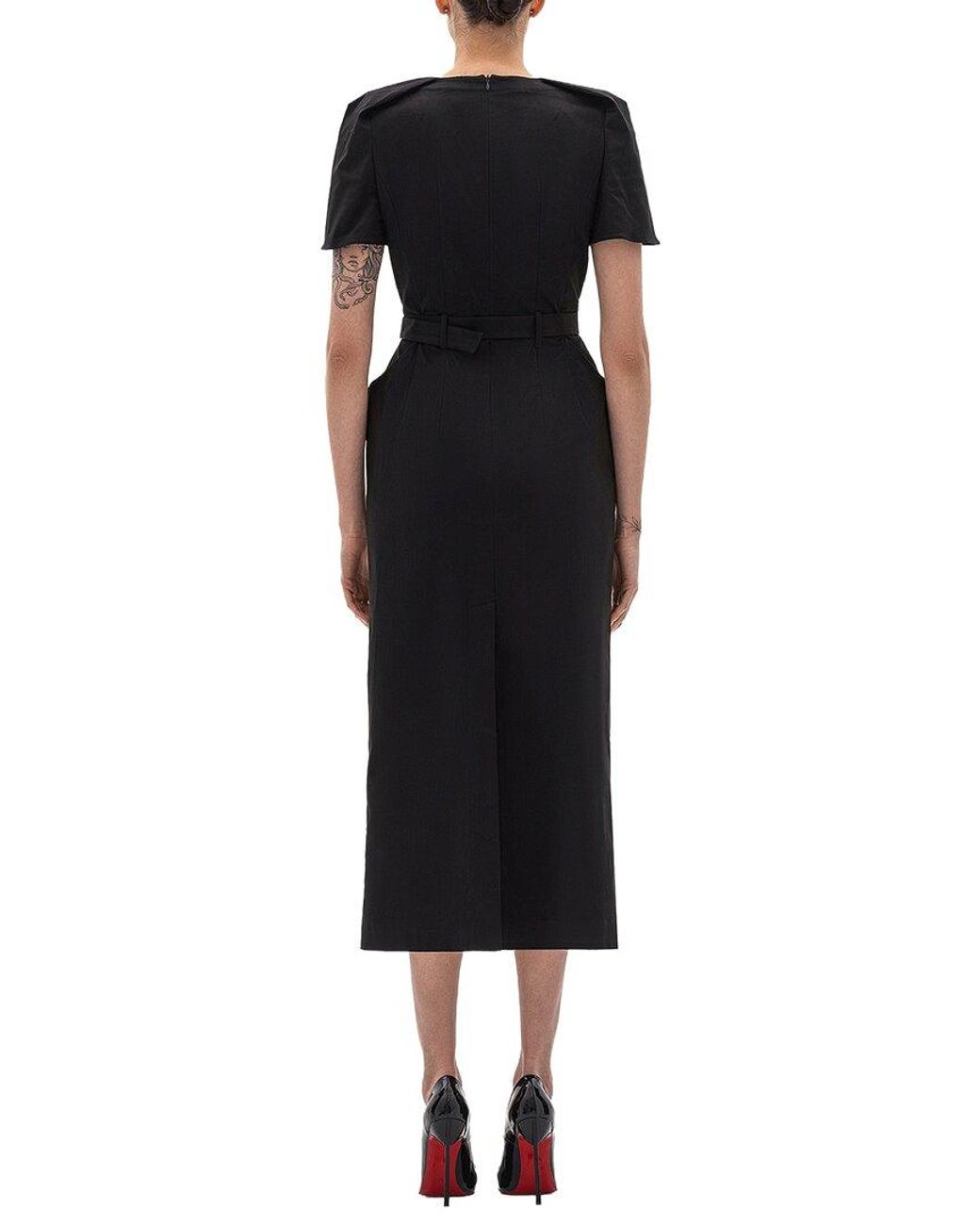 BGL Black Midi Dress