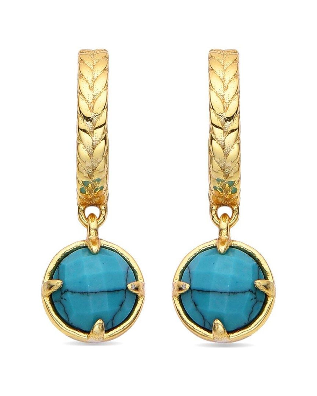 Eye Candy LA Blue Drop Earring