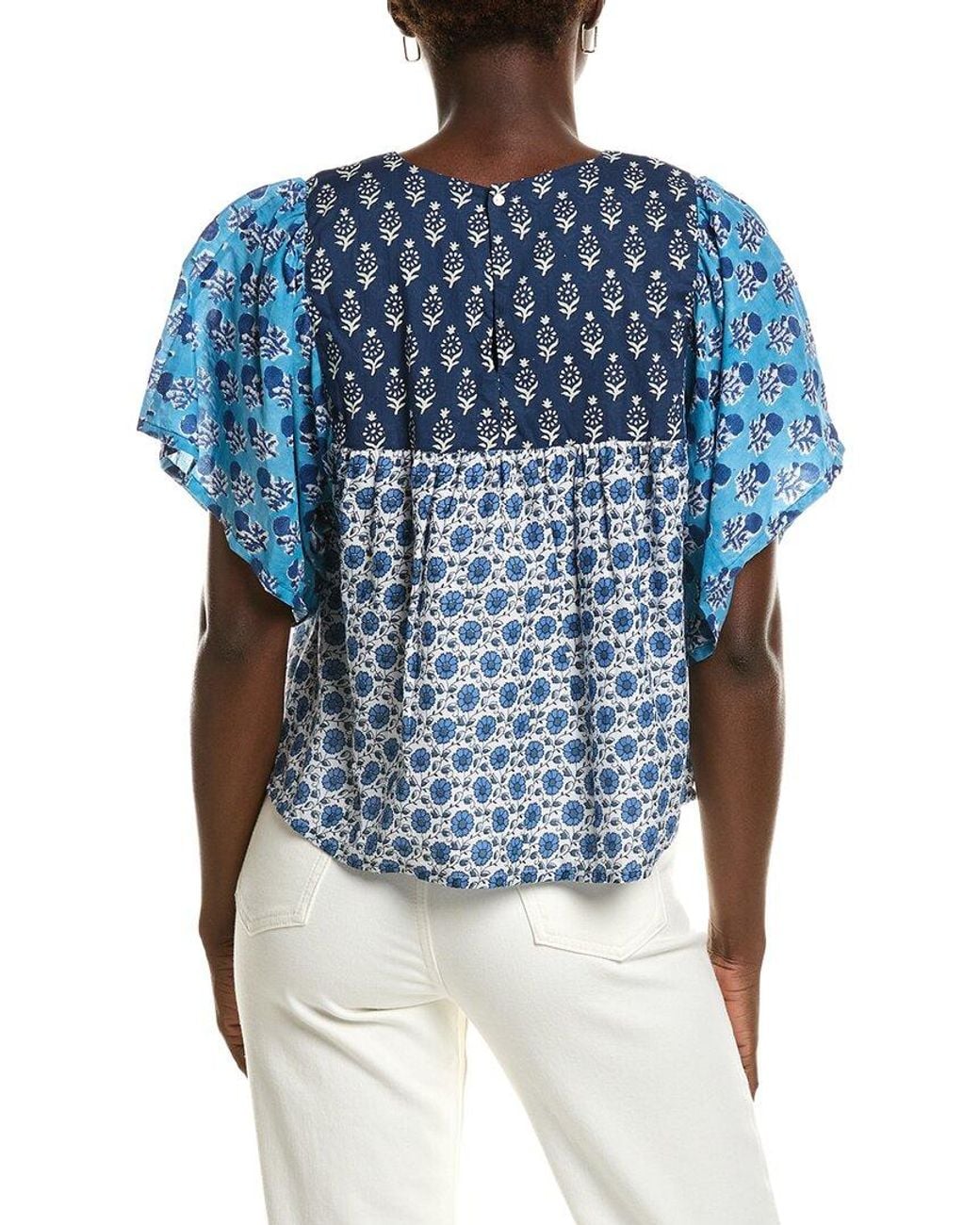 Emerson Fry Blue Basalie Top