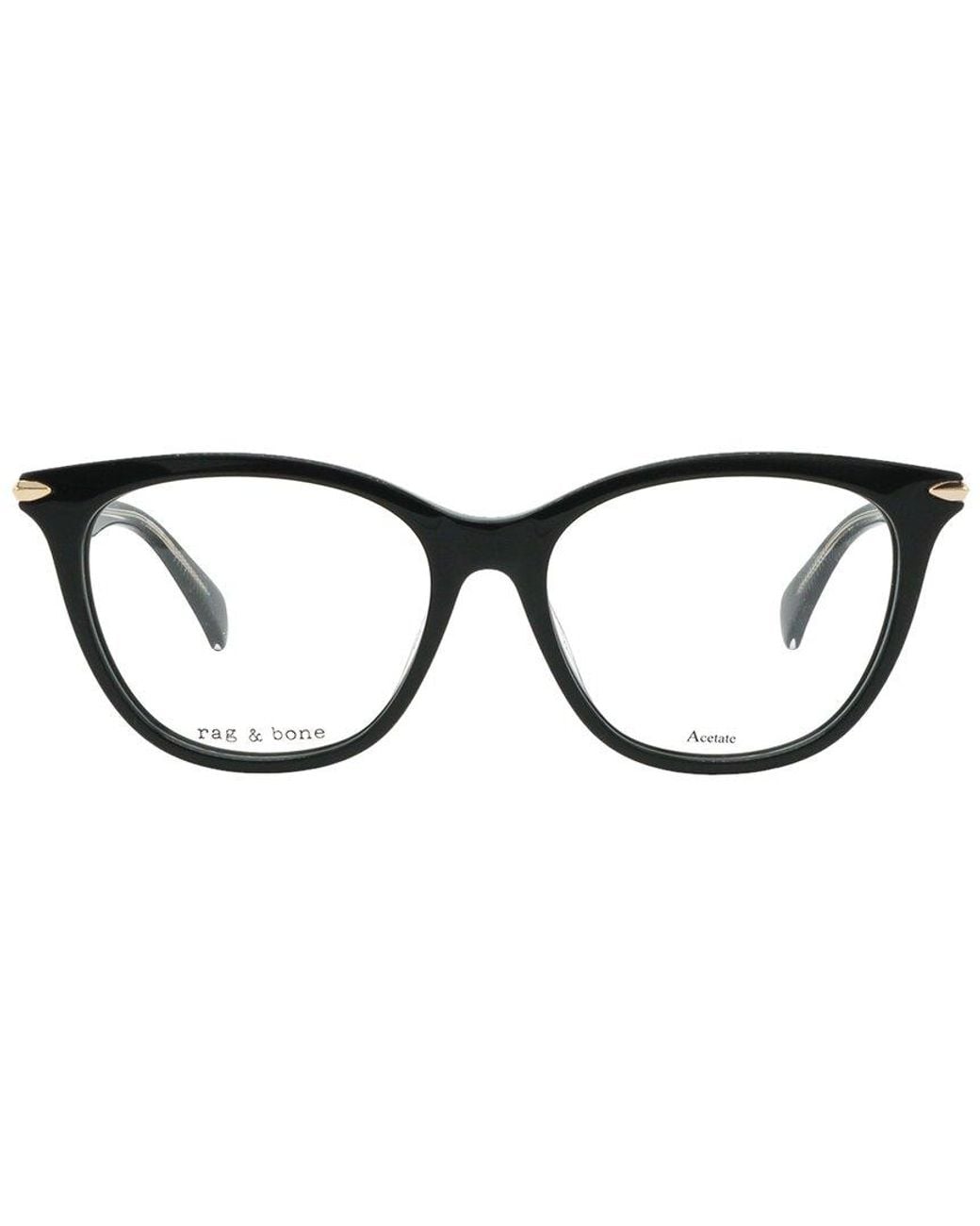 Rag & Bone Black Rnb3033 50Mm Optical Frames