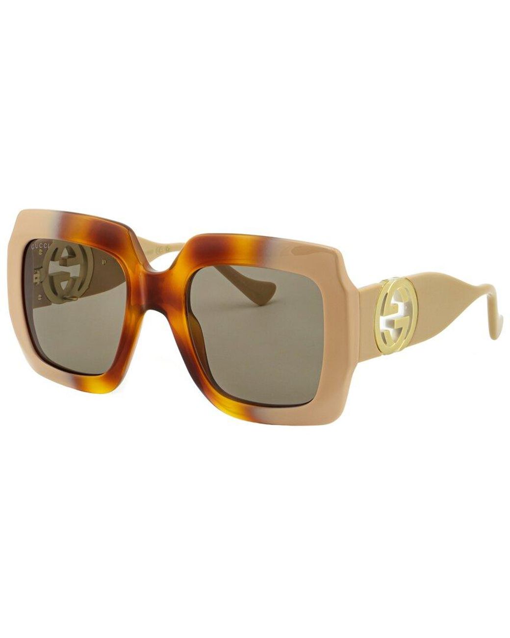 Gucci Brown GG1022S 54mm Sunglasses