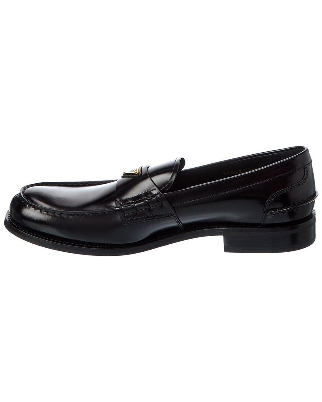 Prada Black Leather Loafer for men