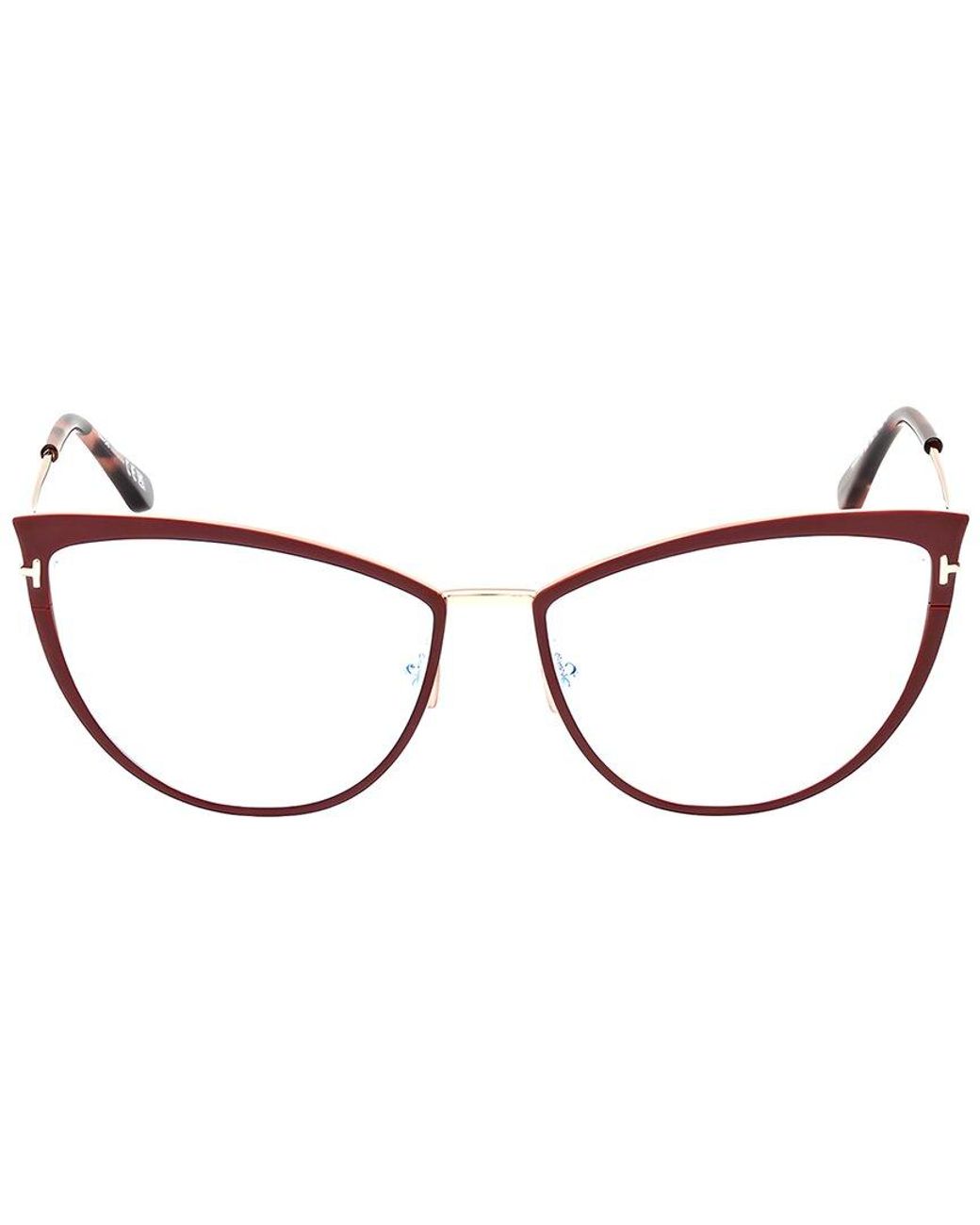 Tom Ford Metallic Ft5877-B 56Mm Optical Frames