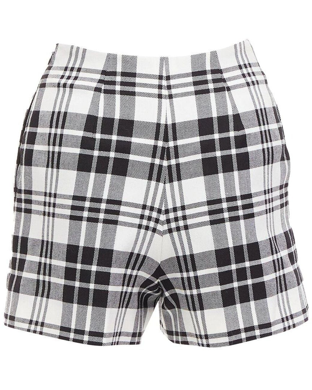 Dior Multicolor Wool High-Waist Short, Size Fr (Authentic Pre-Loved)