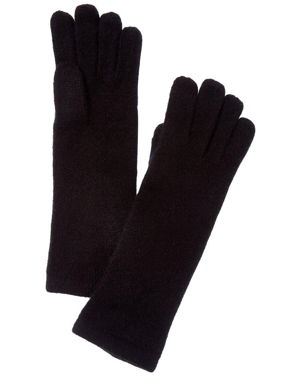 Sofiacashmere Blue Sofiacashmere Long Touch Screen Cashmere Gloves