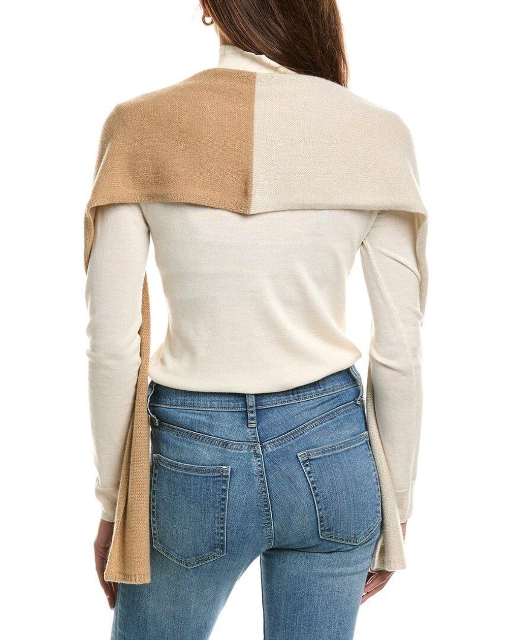 Portolano White Lightweight Cashmere Wrap