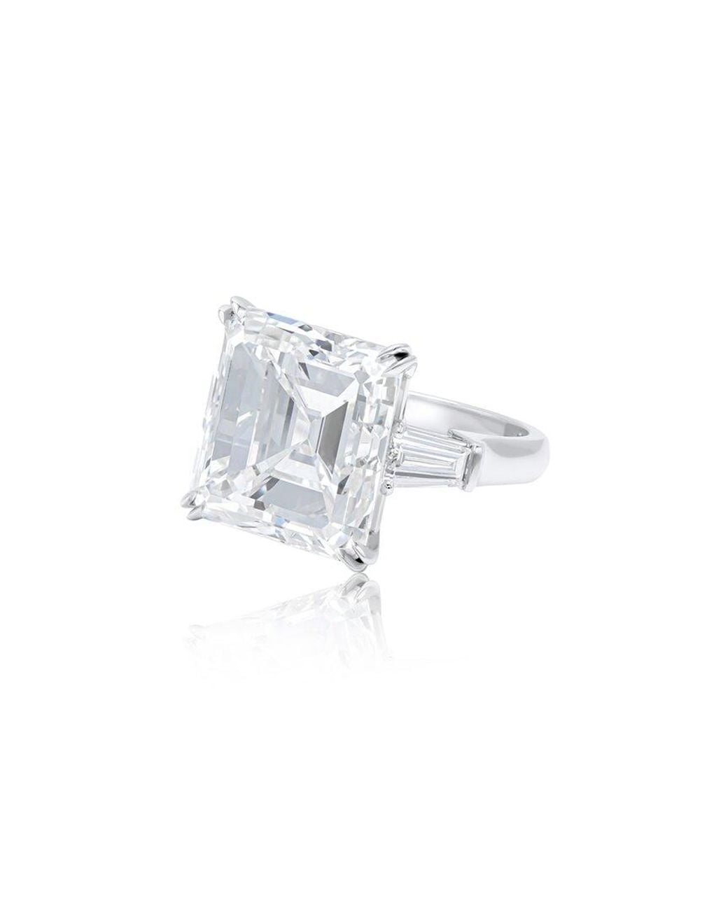 Diana M White Diana M. Fine Jewelry 18K 10.50 Ct. Tw. Lab-Grown Diamond Ring