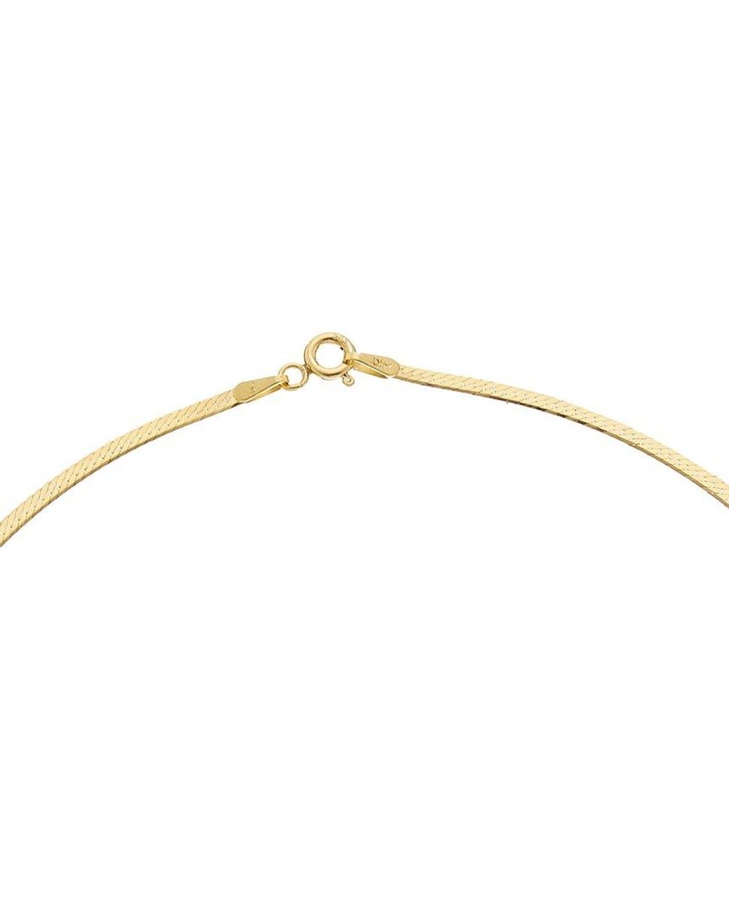 Italian Gold White 14K Necklace