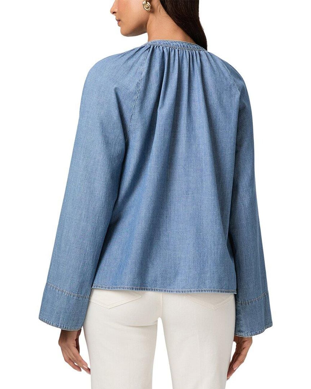 PAIGE Blue Remi Shirt