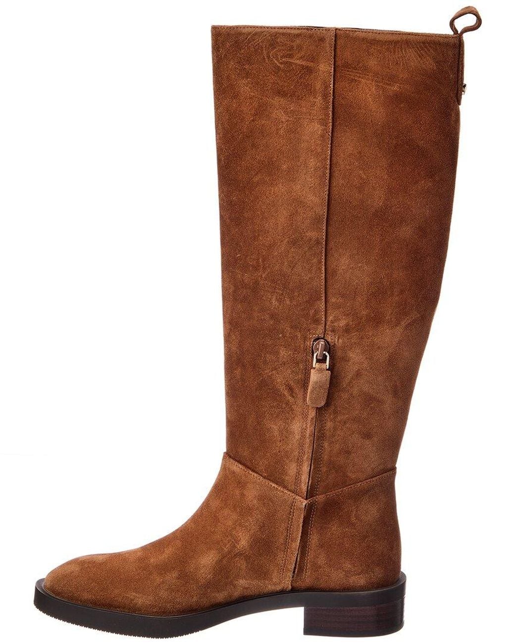 Stuart Weitzman Brown Cazzie Suede Knee-High Boot