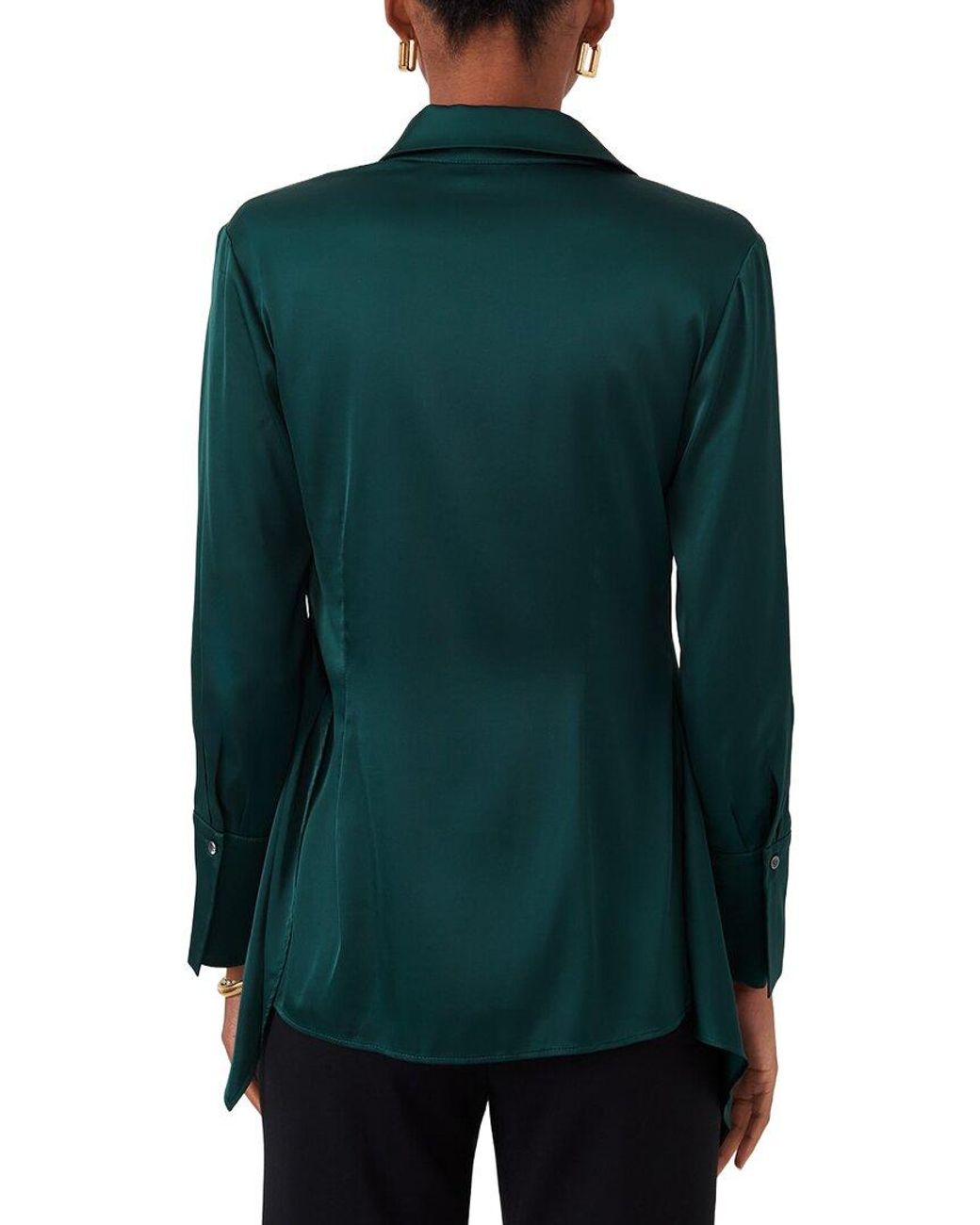 J.McLaughlin Green Salma Blouse