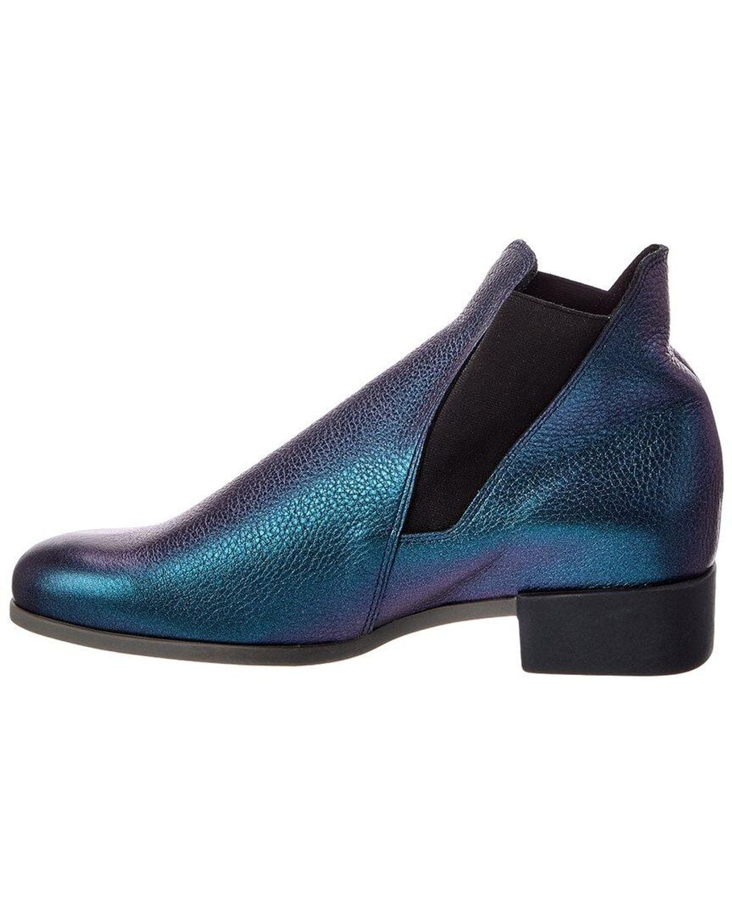 Arche Blue Twitic Leather Bootie