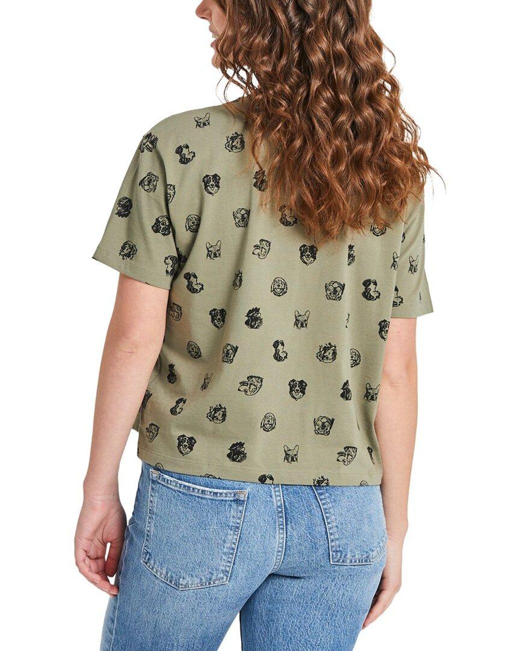 Life Is Good. Green Boxy Crusher T-Shirt