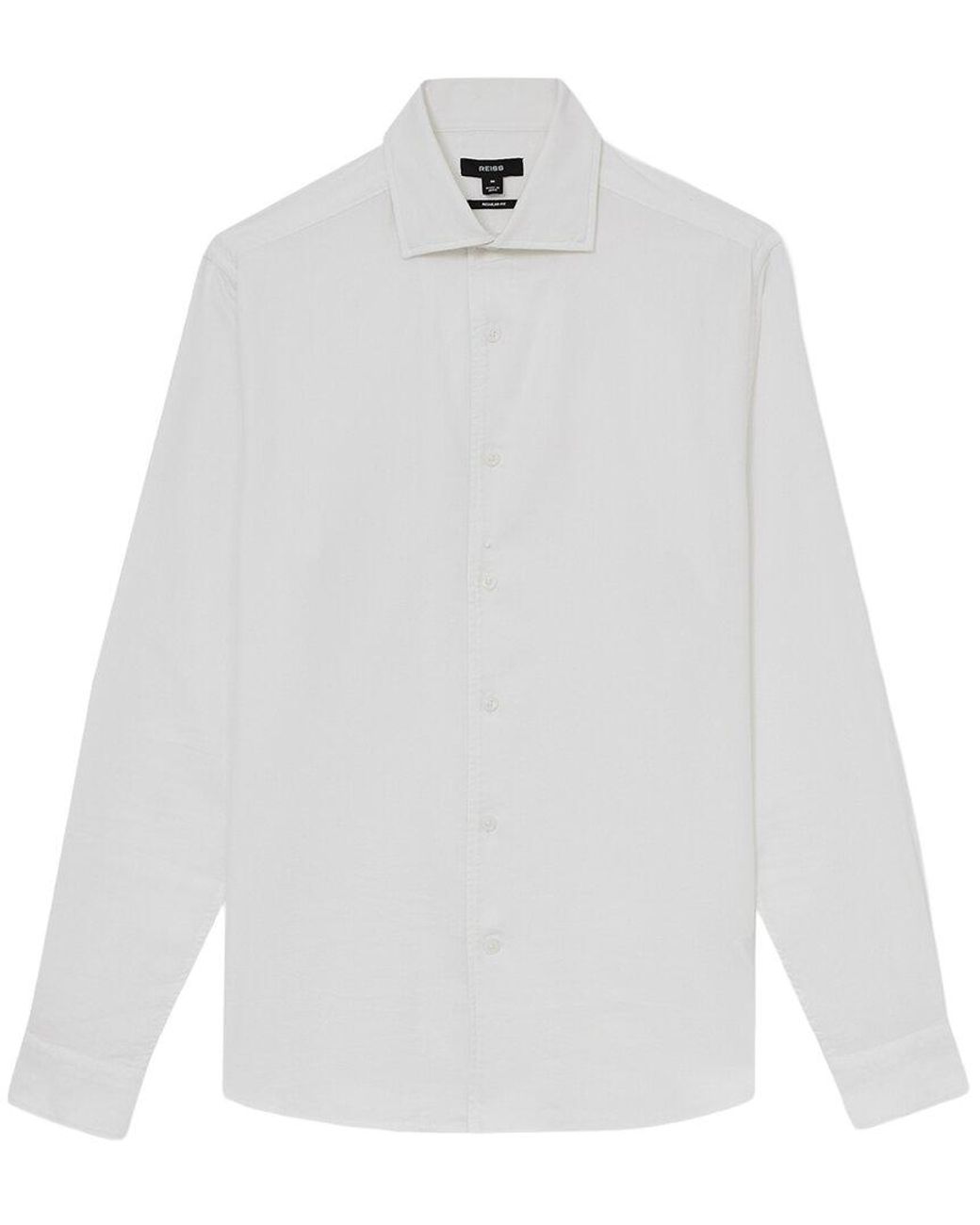 Reiss White Carvalho Garment Dye P Casual Shirt for men