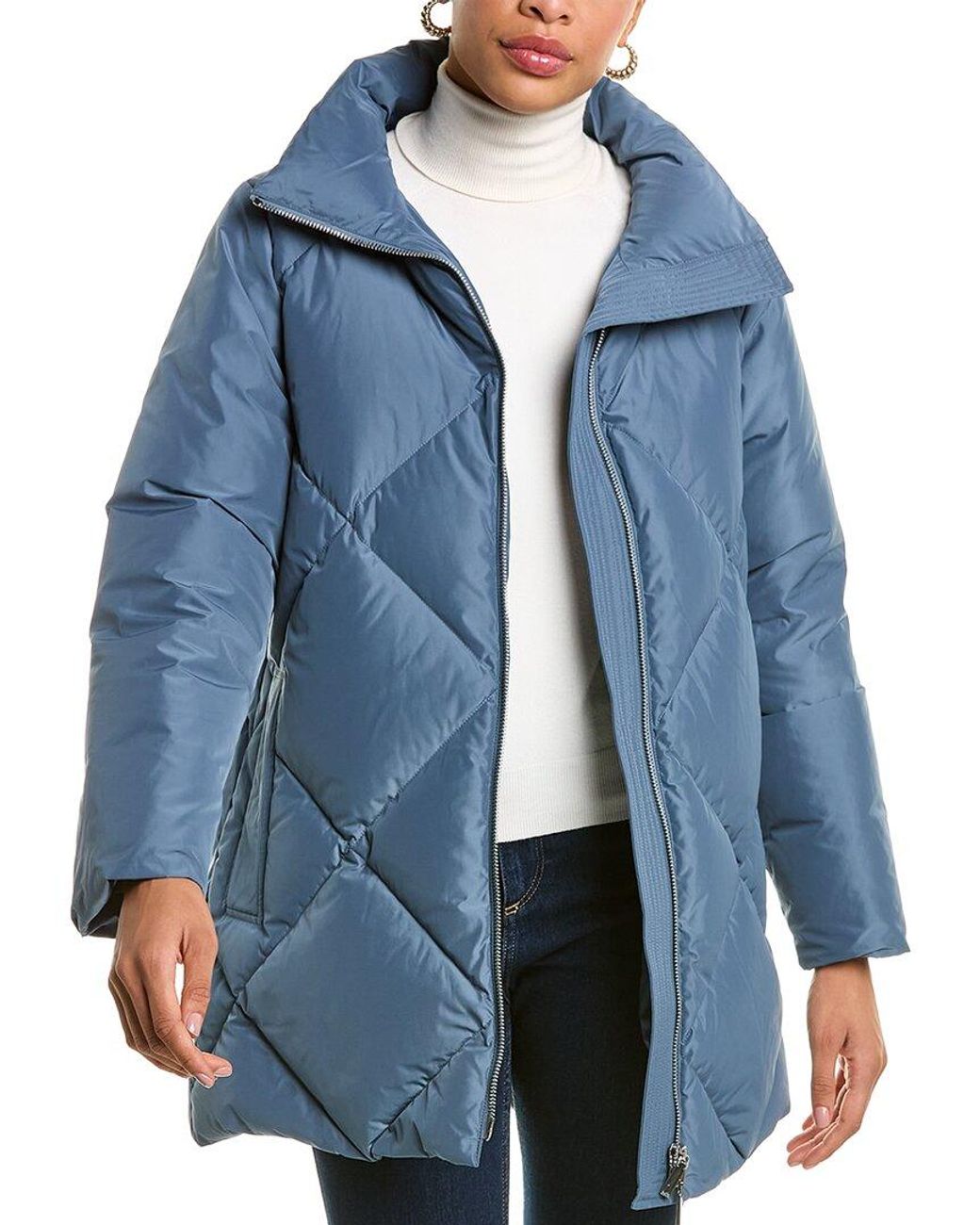 Lafayette 148 new york discount grady jacket with hooded rib