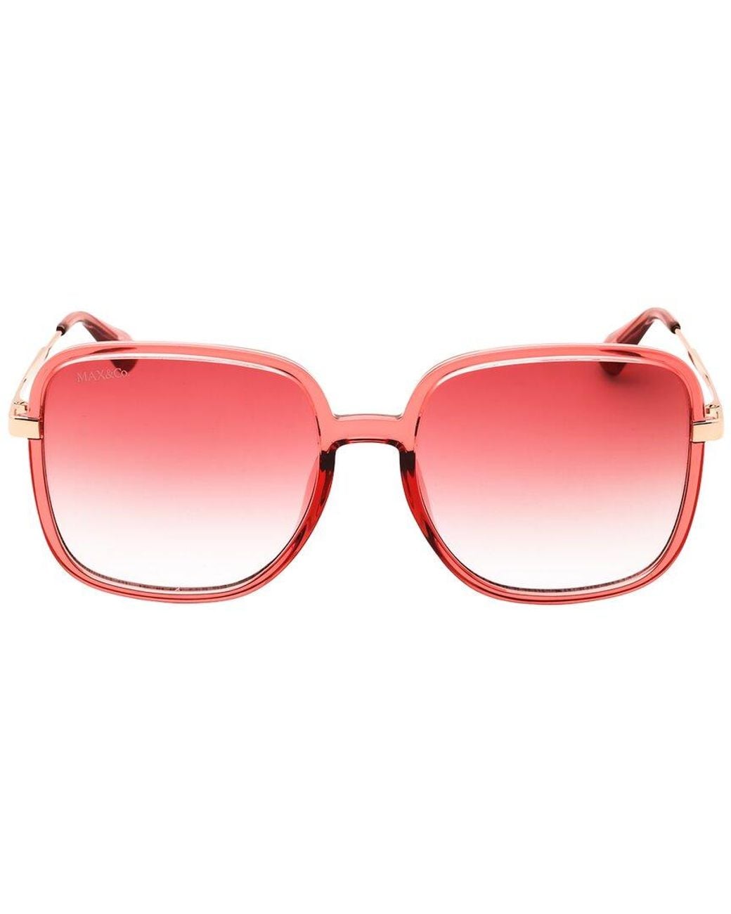 MAX&Co. Pink Max & Co By Max Mara Mo0083 56Mm Sunglasses