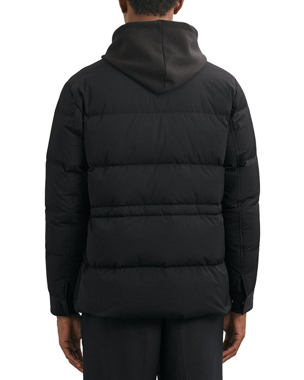Reiss Black Mercury Quilted Four P Casual Jacket for men
