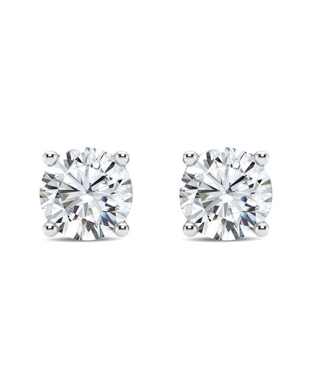 Diana M Metallic Diana M. Fine Jewelry 14k 2.00 Ct. Tw. Lab Grown Diamond Studs