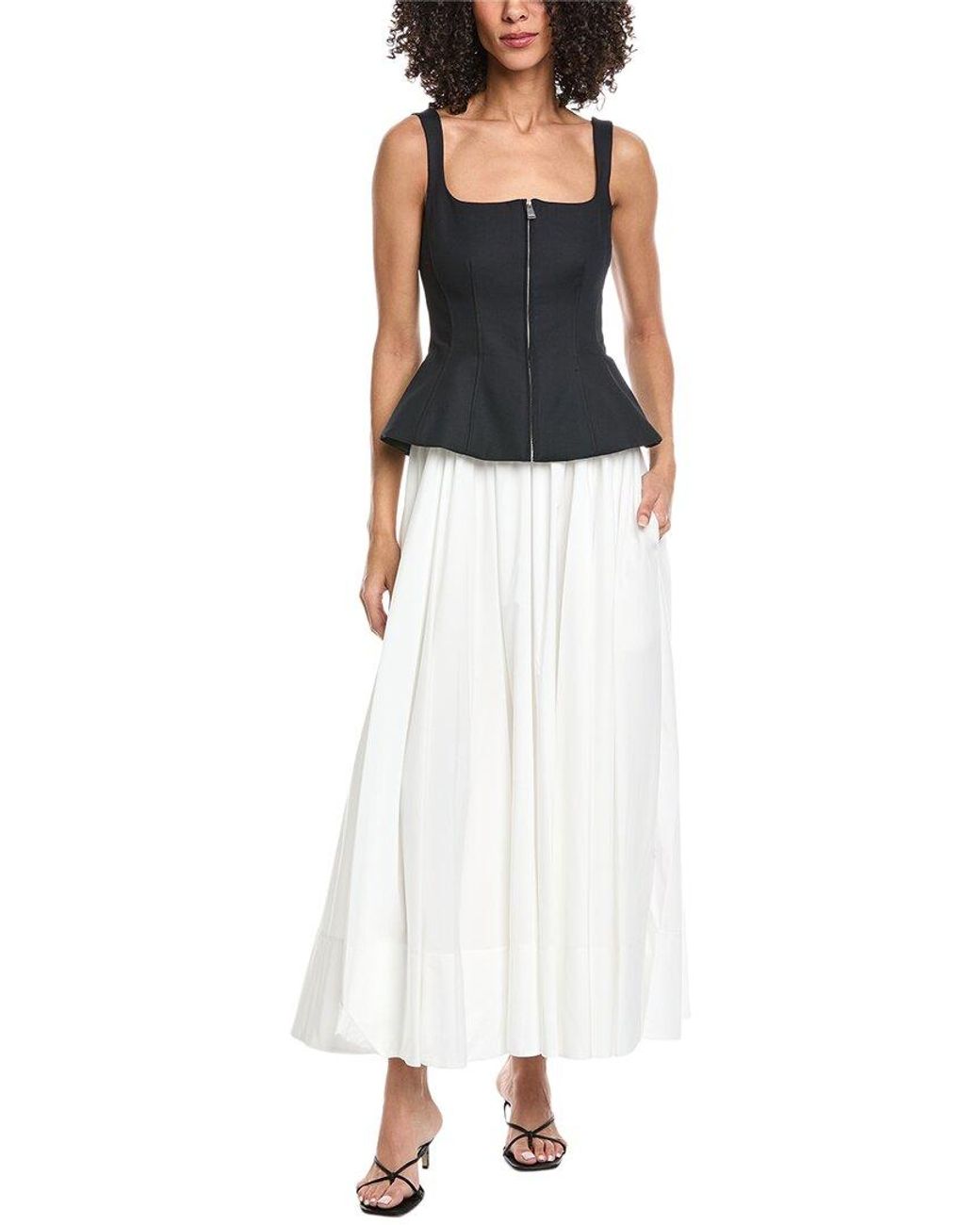 Jonathan Simkhai White Jolynn Midi Dress
