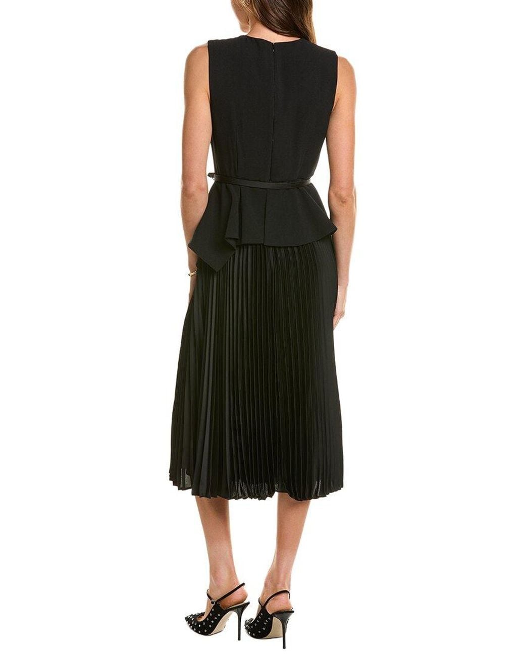 Eliza J Black Midi Dress