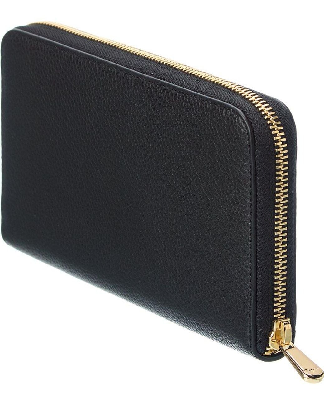 Ferragamo Black Gancini Leather Continental Wallet
