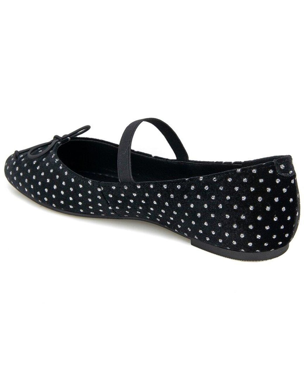 Kenneth Cole Black Myra Velvet Flat